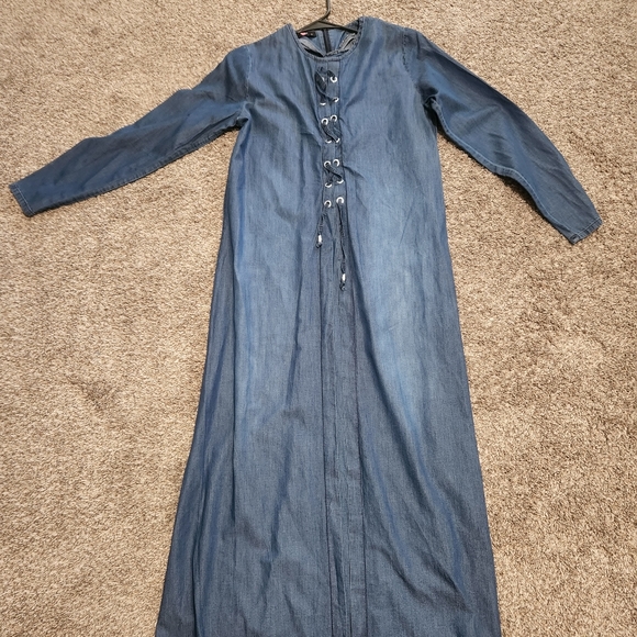 pink lady Dresses & Skirts - Pink Lady Muslim blue dress Abaya size Small